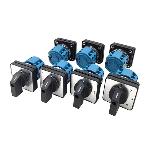 Imagen 2 del producto Interruptor de cambio de leva giratorio eléctrico de 2/3/4 posiciones y 8 terminales 500V 20A LW28-20