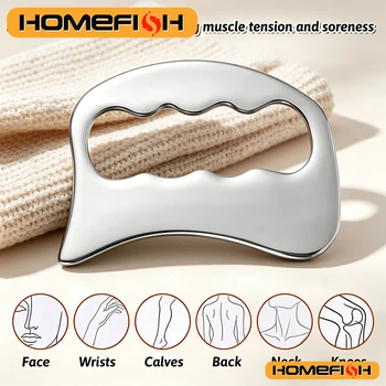 Stainless Steel Skin Polish Plate, Special Gear For Workout And Training, Tissue, Massage…