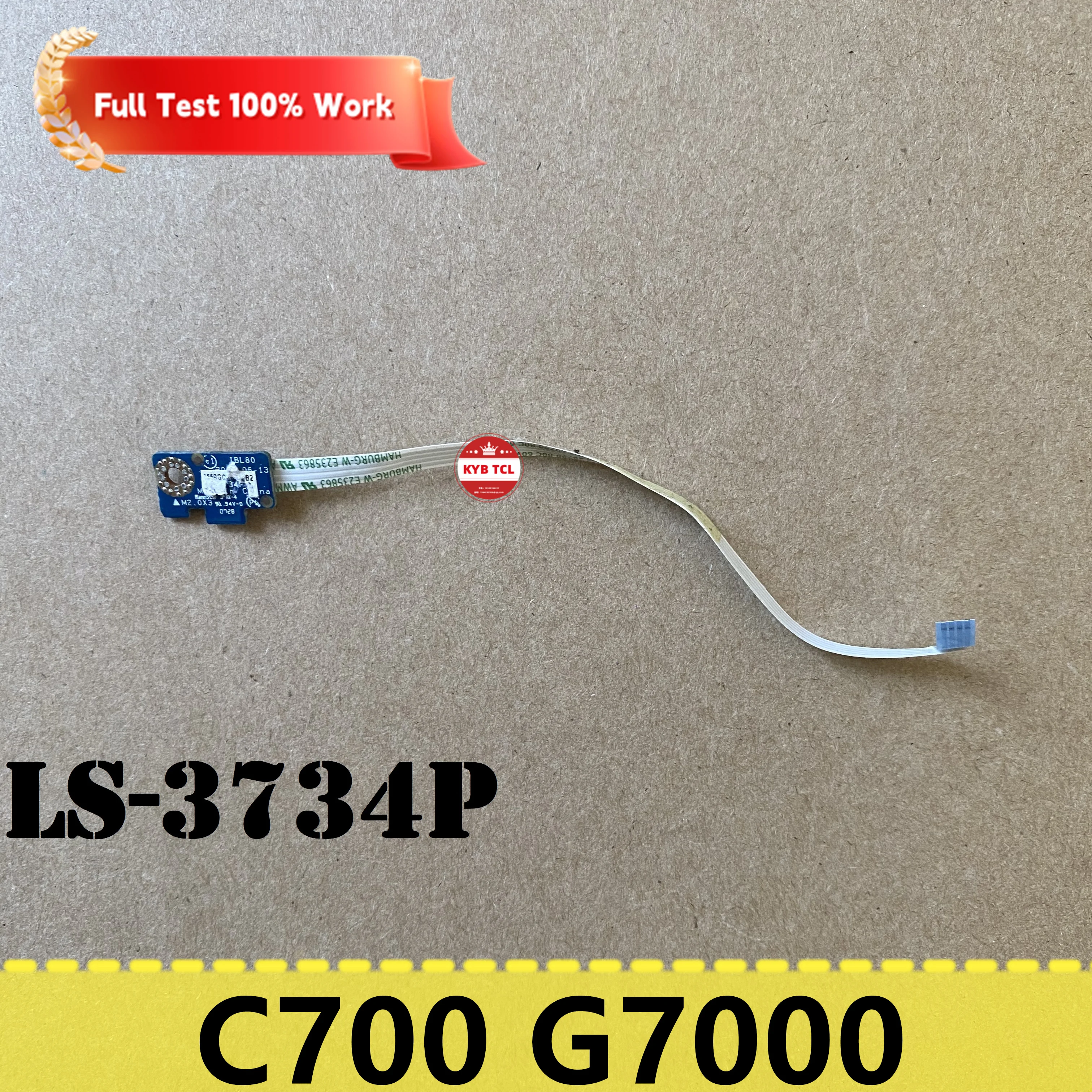 LED Botão Flex para HP, Sensor de Hardware, Botão Interruptor, Power Board, HP, Satélite, C700, G7000