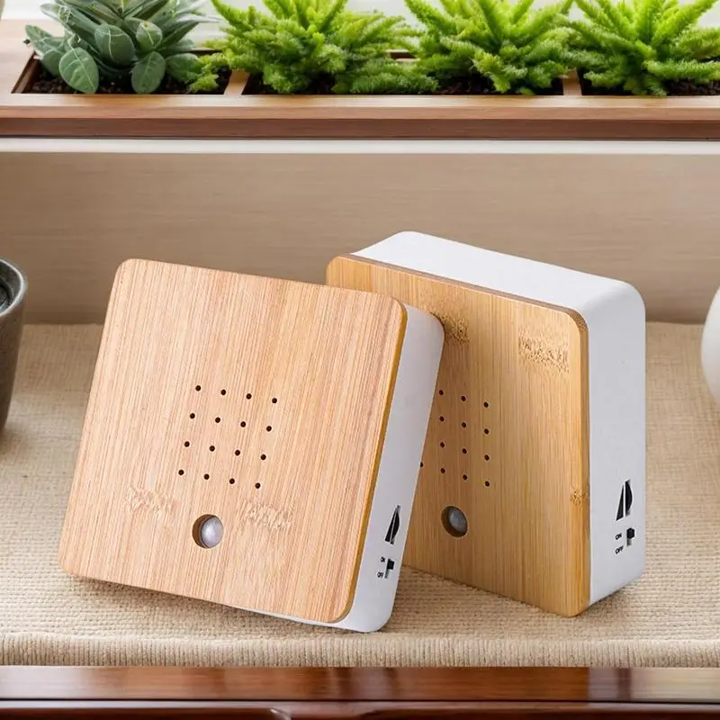 Portátil chirping caixa de som claro mini inteligente animal ruído máquina simulação automática cantando caixa pássaro quarto