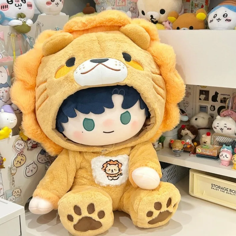 40 cm Nicht-attribut Puppe Kleidung Zubehör Nette Overall Cartoon Dress-up Plüsch Spielzeug Kinder Geschenk Baumwolle Sitzen Puppen kleidung