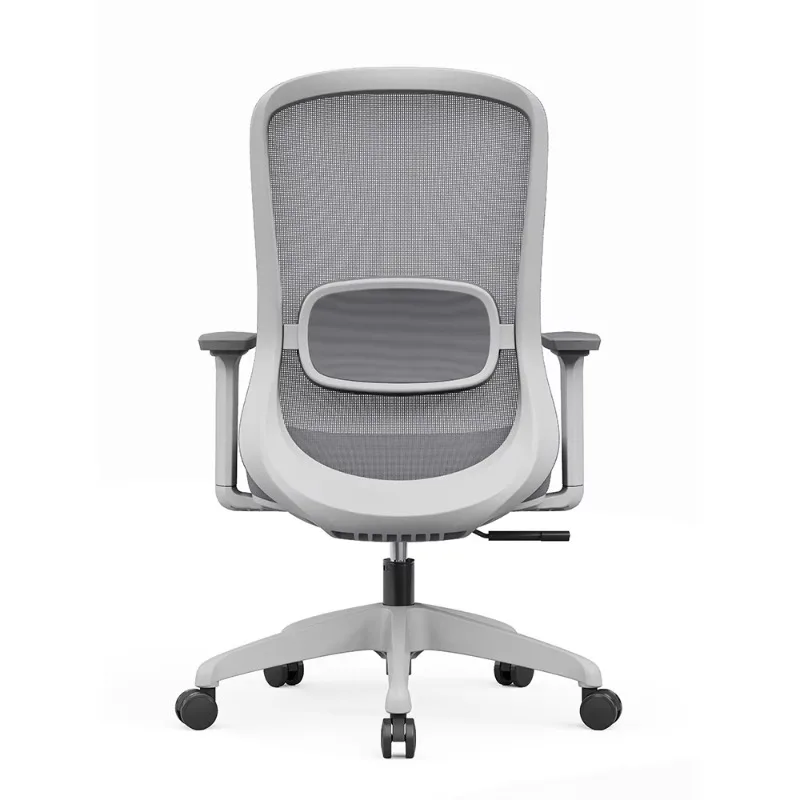 كرسي مكتب مريح ثلاثي الأبعاد شبكي حديث عالي الجودة، مسند رأس قابل للتعديل، تصميم متقاطع الأرجل للتأمل، مكتب صغير مكمل #5