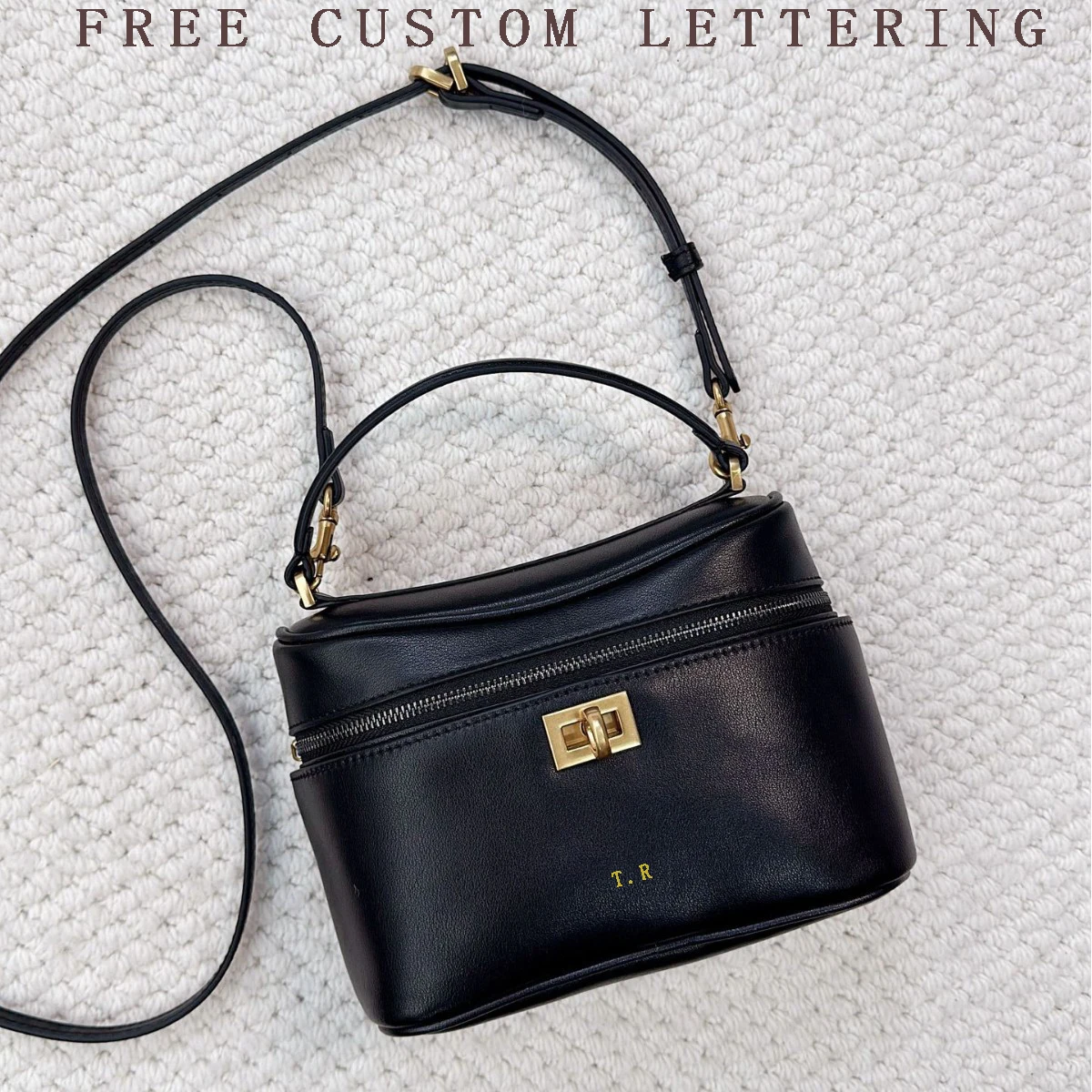 

First layer cowhide lunch box bag 2025 new niche design suede vintage one-shoulder crossbody bag fashionable ladies handbag