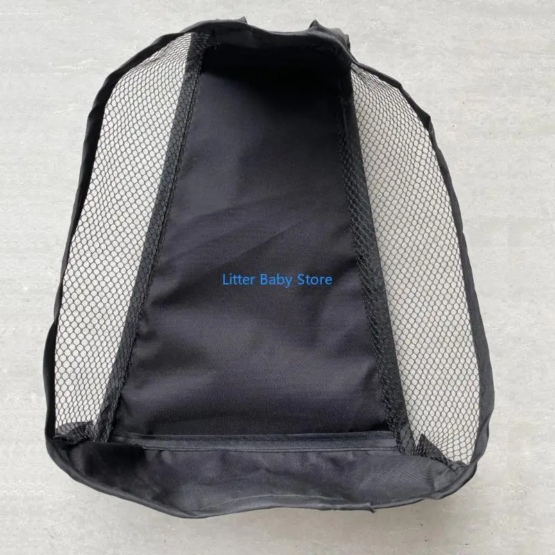 

N80C Portable Baby Stroller Organizers Bag Black Oxford Cloth Storage Basket Stroller Accessories for Newborns & Infants