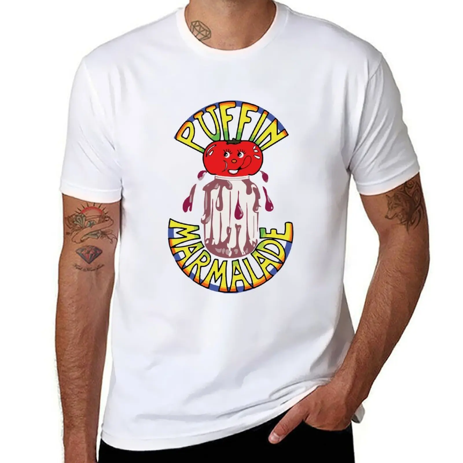 

Puffin marmelade (Marmellata Puffin) T-Shirt t shirt man luxury man t shirt heavy cotton T-Shirt