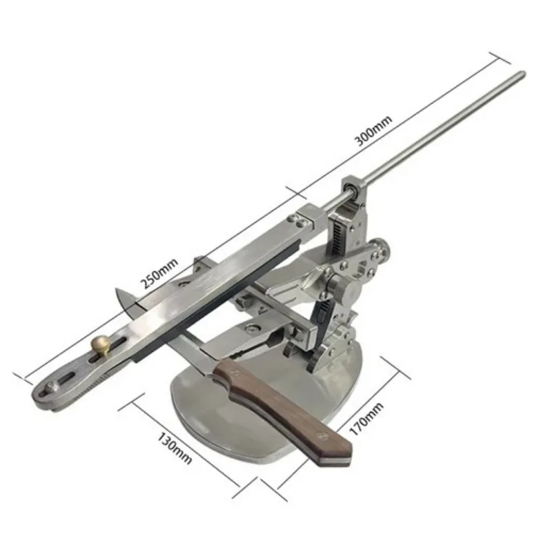 304 Stainless Steel Fixed Angle Knife Sharpener High Precision Manual Blade Edge For Kitchen Chef Knives