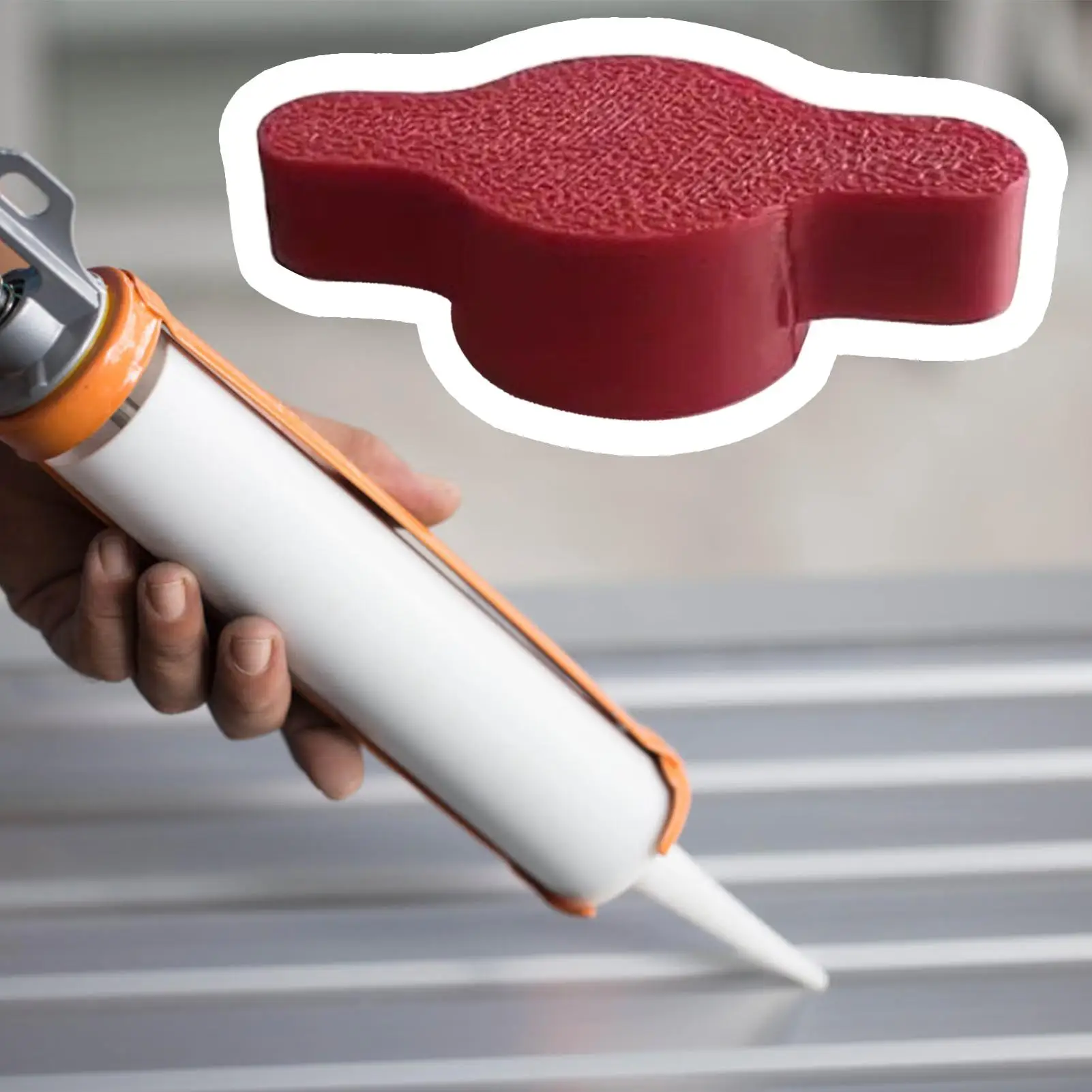 Caulk Saver Caps Caulking Nozzles Sealing Cover Reusable Grouting Caulk Caps For Shower Bathtub Tile Window Baseboard Kitchen