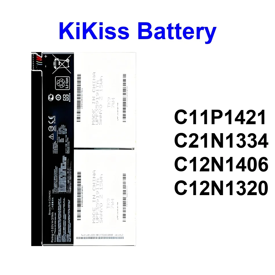 

Tablet Battery High-Efficiency C11P1421 C12N1406 C12N1320 0-7900Mah For Asus Transformer Book T100t T100tal-DK T200ta T300chi