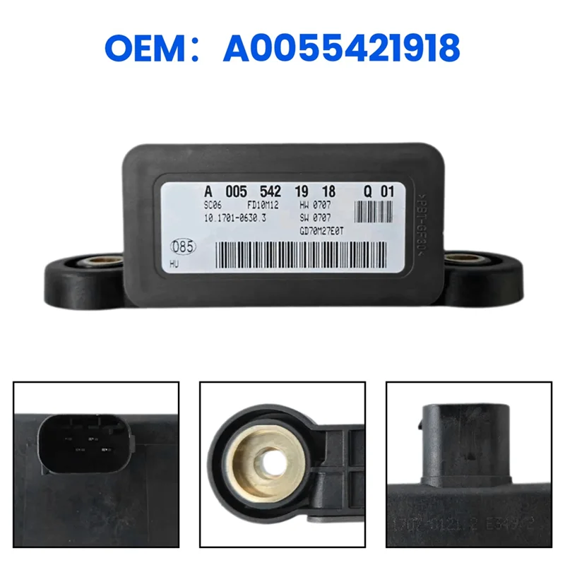 

Strict 0055421918 A0055421918 ESP Acceleration Yaw Rate Sensor For Mercedes Benz W172 W197 W204