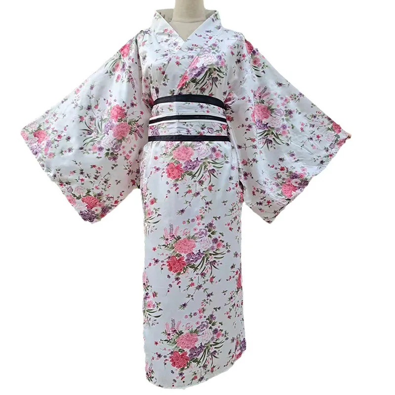 

Traditional Japanese Clothing Kimono Anime Cosplay Photography Photo Sets Kimono Stage Performances Women's Formal Attire Yukata