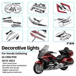 2018 2019 2020 2021 2022 2023 LED Light Motorcycle Accessories Front Lighted Vent Trim LED Lamps For HONDA Gold Wing1800 GL1800