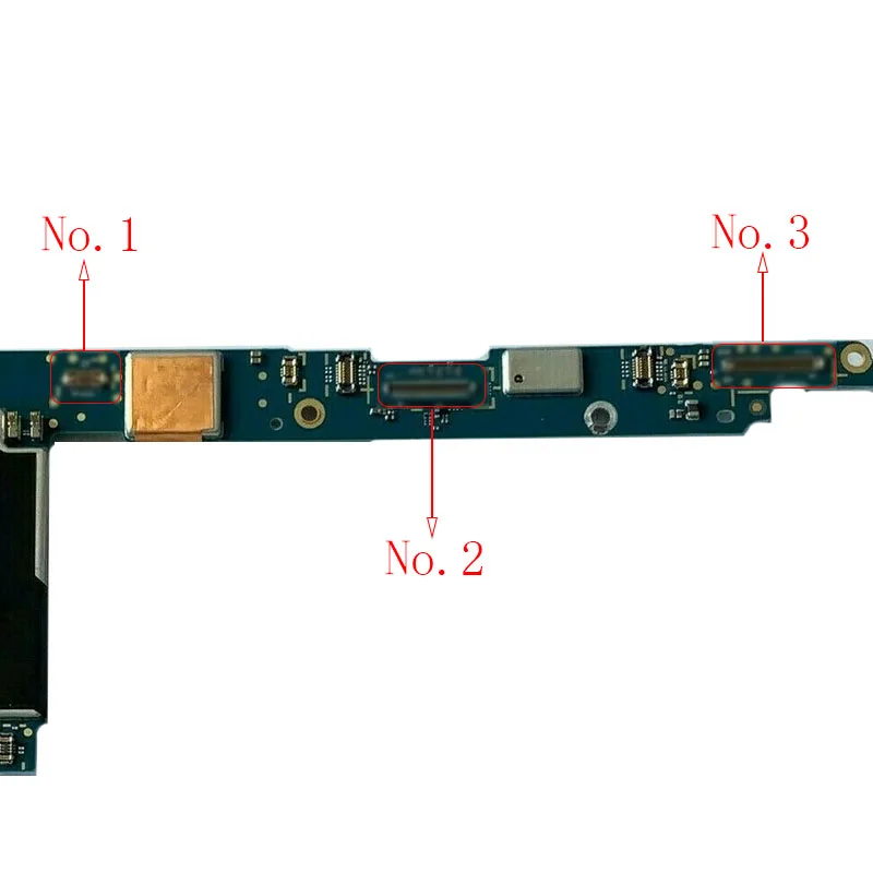 2PCS 50pin USB Charger Charging FPC Connector On Motherboard For Google Pixel 3 XL 3XL LCD Display Screen Battery FPC