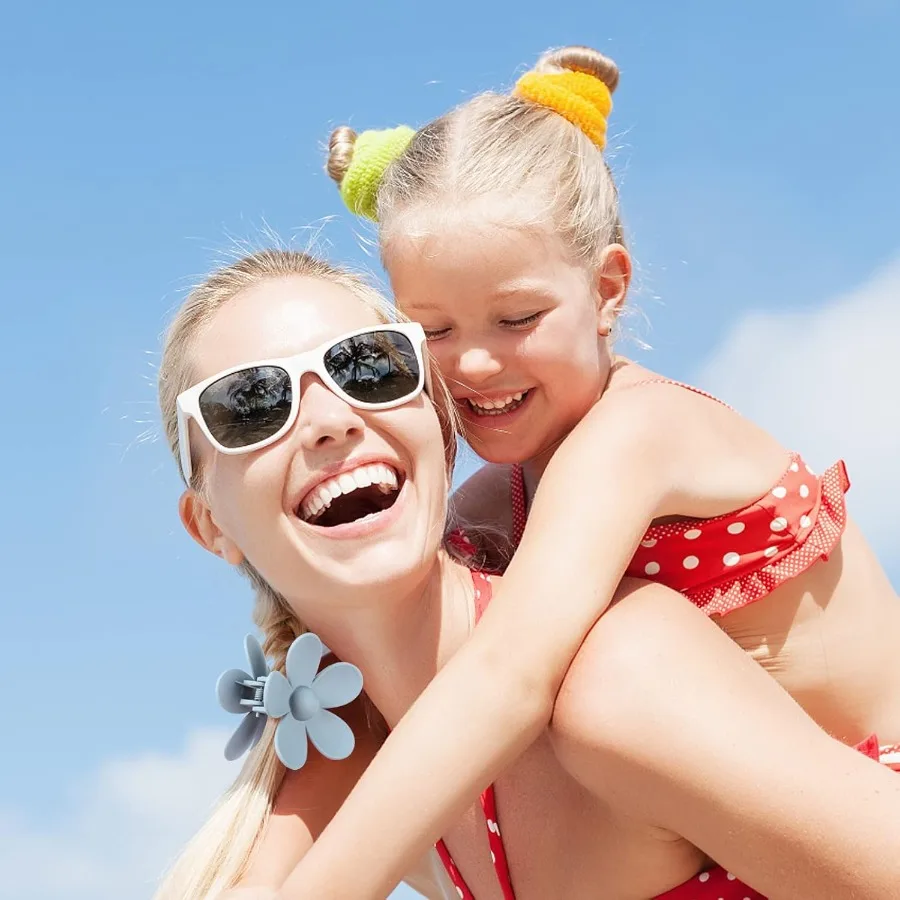 7個入り 滑り止めフラワー型ヘアクリップ 女性と女の子向け 厚い髪用 スタイリッシュなヘアアクセサリー 日常使い 学校 オフィス用