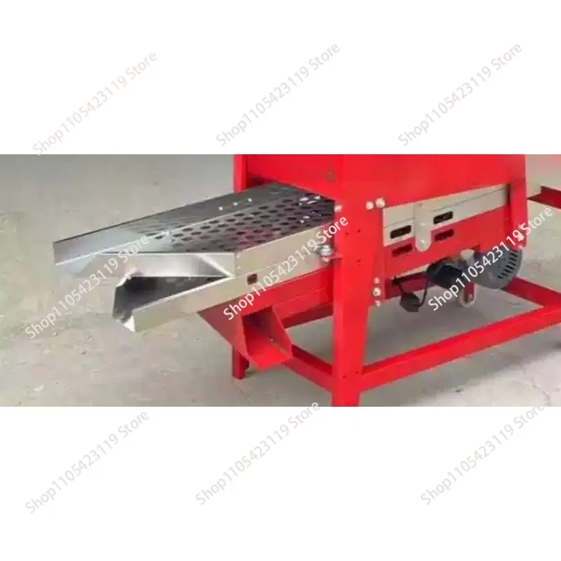 Garlic clove vibration screening machine to remove impurities, miniature machine for household garlic seed selection