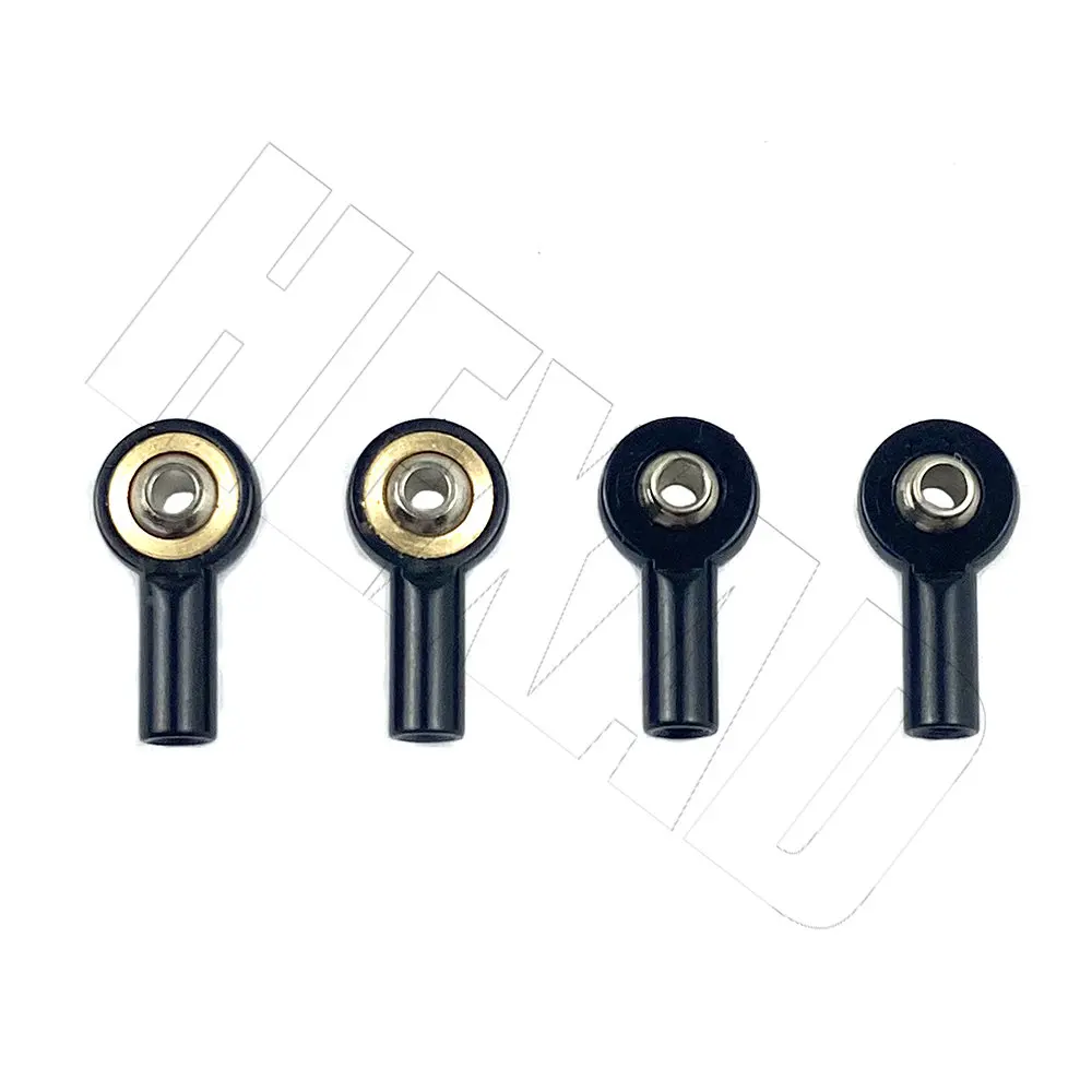 10PCS M2 Ball Joint KIT Metal Universal Joint Ball Head Buckle Steering Pushrod Tie Rod End Mini Connecting Rods for RC Boats