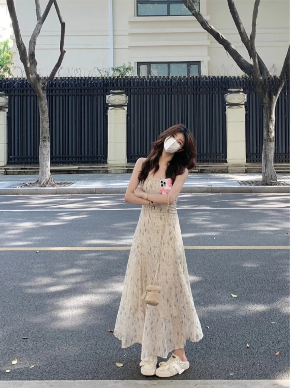 Verão floral impressão ter dr feminino a linha midi saia emagrecimento cintura alta fibra de poliéster sem sve commute sle