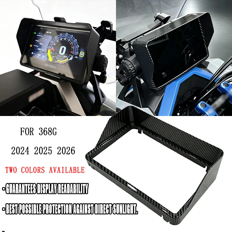 Motorcycle Dashboard Sun Visor Cover Instrument Screen Sunshade Guard Protection For ZONTES ZT 368G 368-G 368 G G368 2024-2026