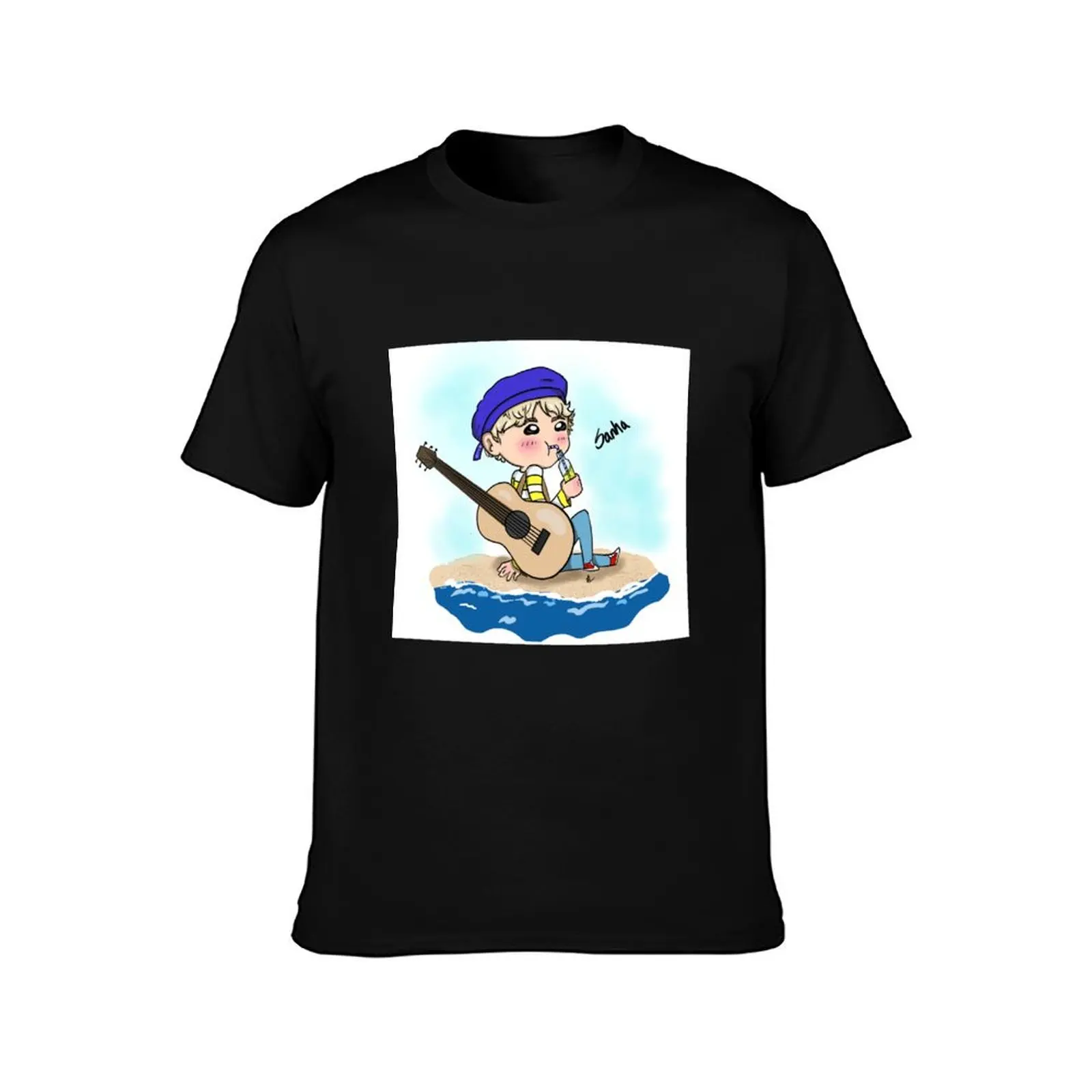 Beach Yoon Sanha T-Shirt Basic Simple Design Short Sleeve Shirt T-Shirt