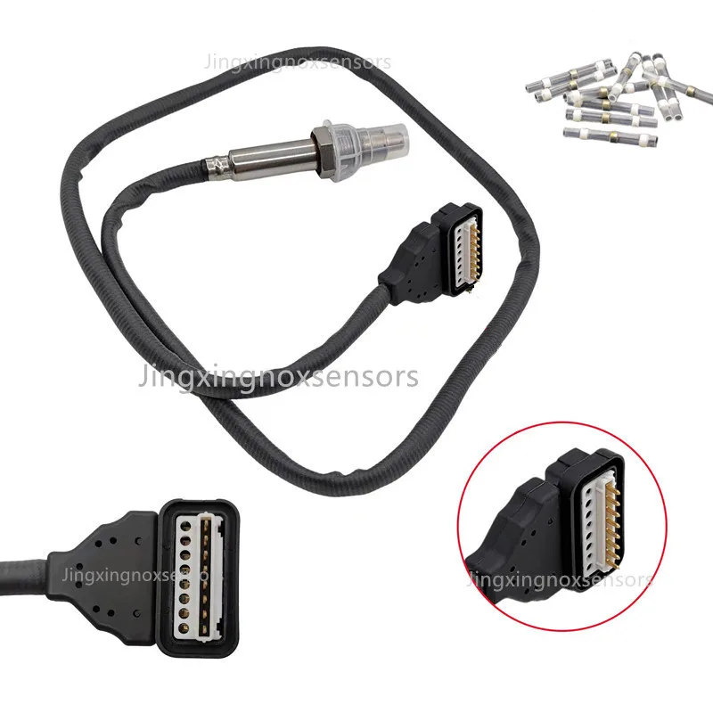 8 Cables Nitrogen Oxide NOx Sensor Probe 8K0907807N For Audi A4 A5 A6 Q7 VW Touareg 12V 8K0907807K 8K0907807D 8K0907807F