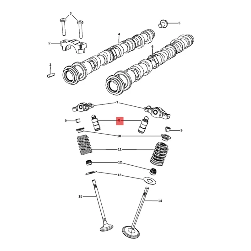 24Pcs 5184332AA Valve Lifter Kit for Chrysler Dodge Jeep Ram Pentastar 3.6L 2011-2020 Tappet Governor Regu Lating Assy