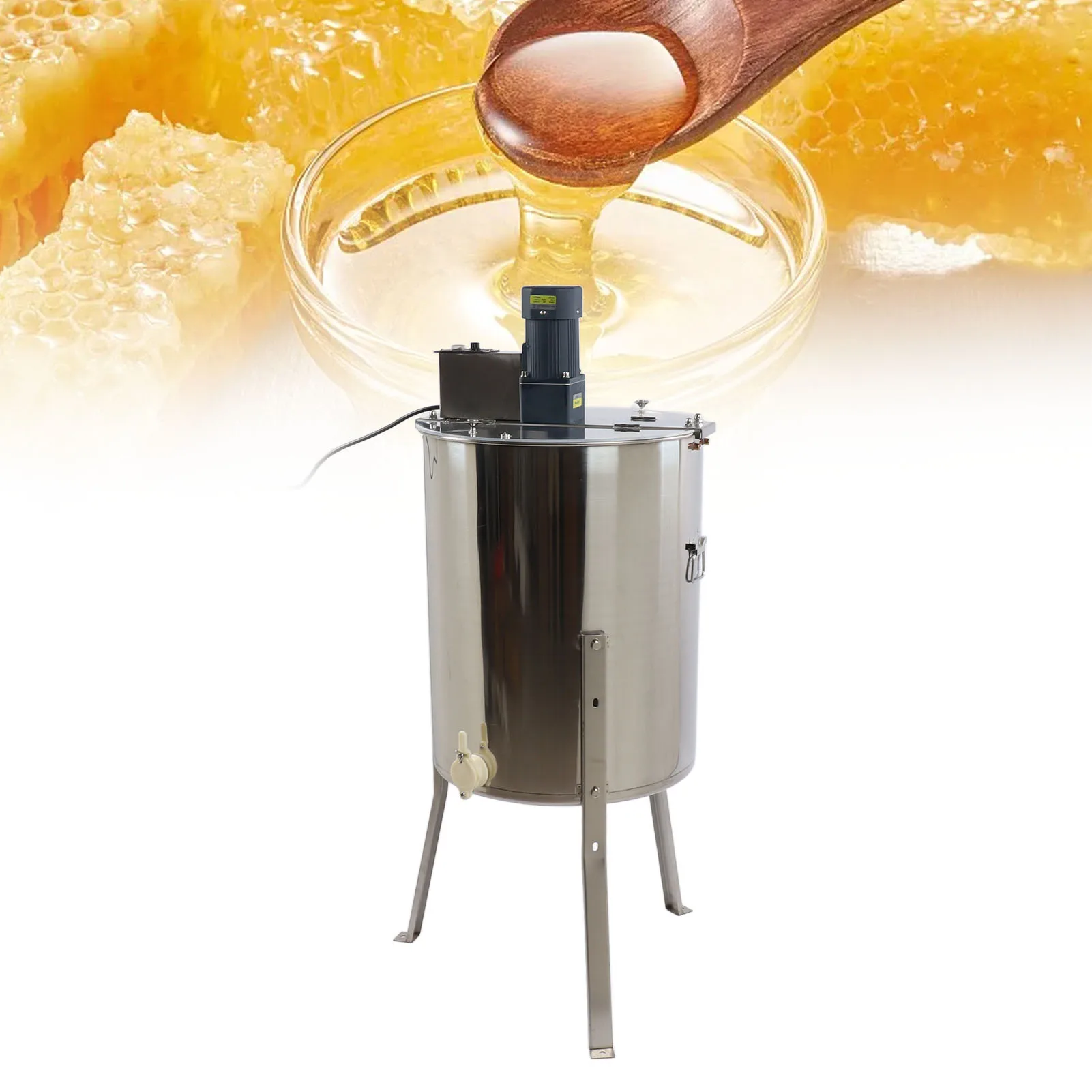 

Electric Honey Extractor Stainless Steel Adjustable Height Honey Centrifuge Beekeeping Supplies Honey Centrifuge Honey Separator