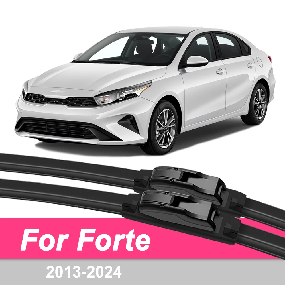 

Car Wiper Blades For Kia Forte 2013-2024 Front Windshield Wiper Blades 2 PCS Window Cleaning Car Accessories 2015 2018 2023