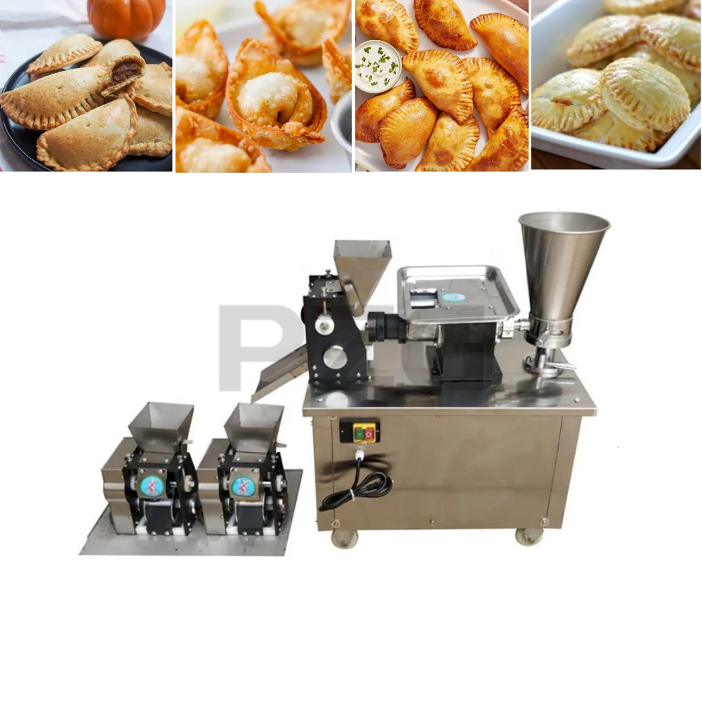 110/220v Pastry Automatic Momos Dumpling Gyoza Machine Russia Ravioli Tortellini Pierogi Pelmeni Empanada Samosa Making Machine