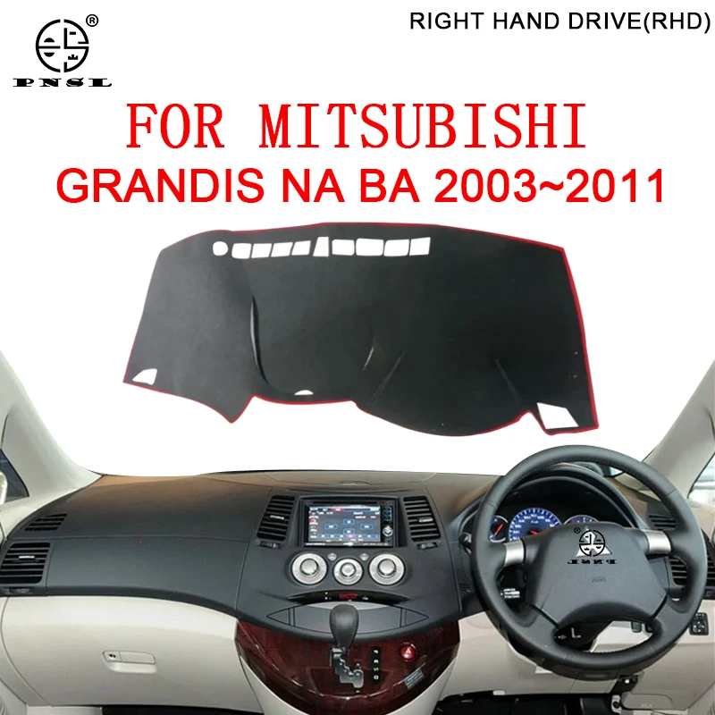 For Mitsubishi Grandis NA BA Space Wagon 2003 2004 2005 2006 2007 2008 2009 2010 2011 Dashboard Cover Mat Dash Board Mat Carpet