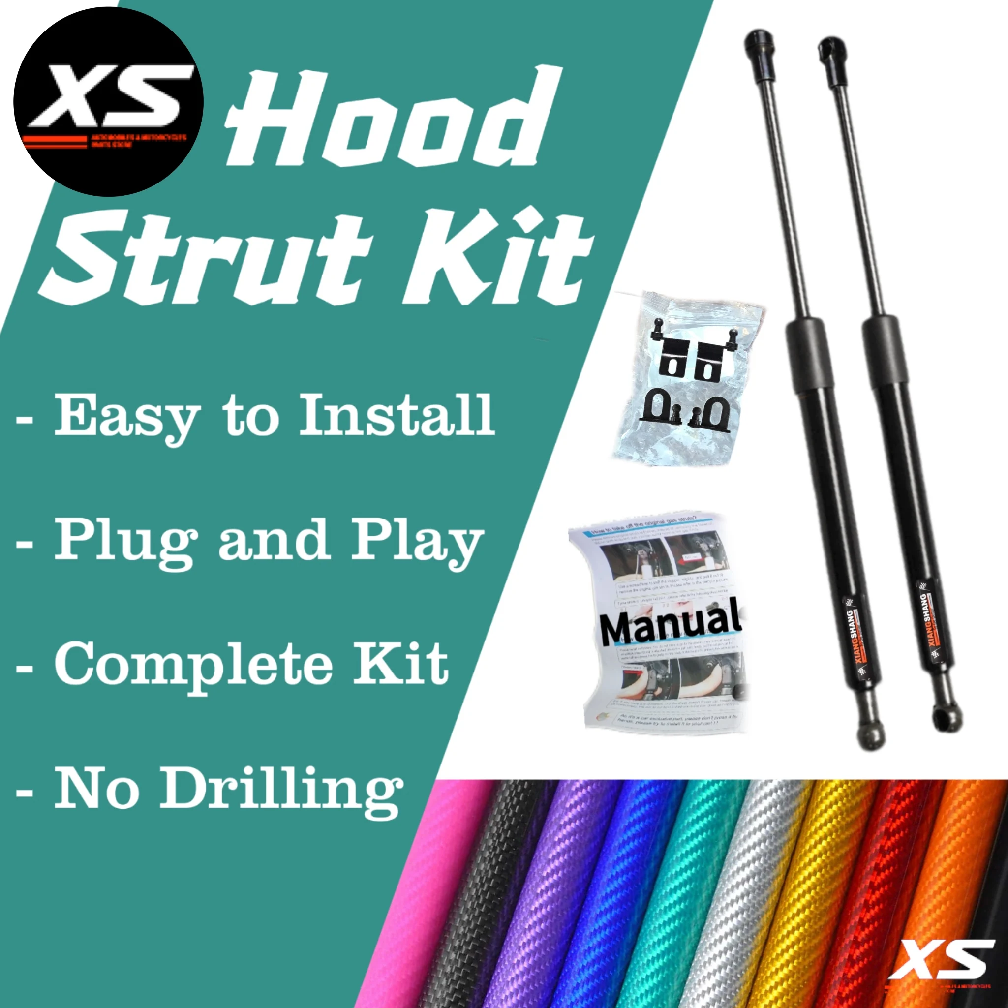 フロントボンネットリフトサポートダンパー,フードストラップ,ショックアブソーバー,ピストンシリンダー,トヨタプレミアムアリオンt240 2001-2007,改造