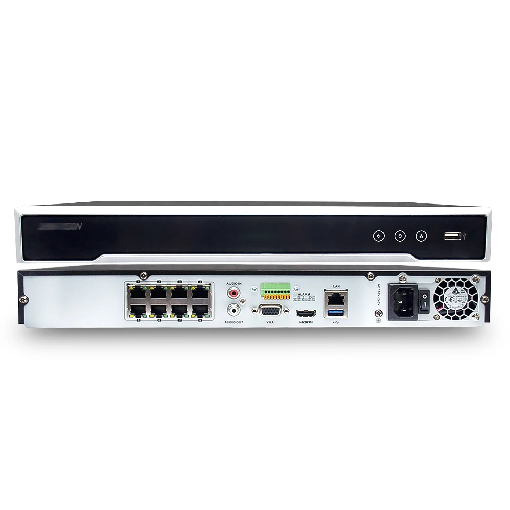 Imagem -04 - Hik 4k Nvr 8ch Ds7608ni-k2 8p 16ch Ds-7616ni-k2 16p Poe 12mp Vigilância de Segurança Cctv Gravador de Vídeo de Rede Original