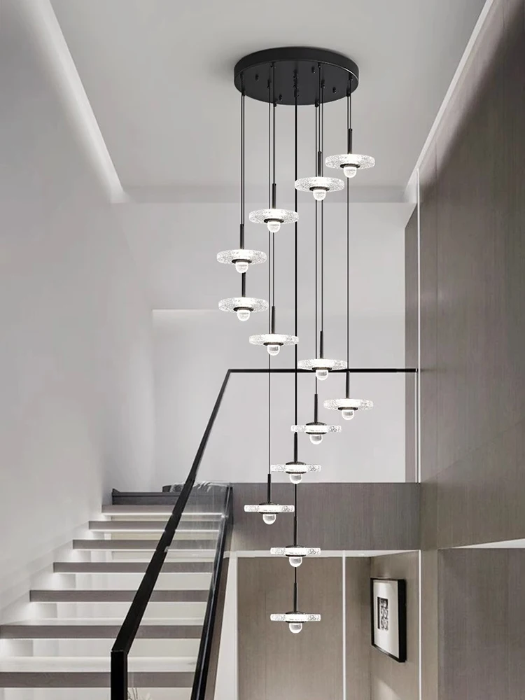 

Modern Cluster Chandelier Orb Hanging Pendant Light Home Decor For Living Room Bedroom Staircase Kitchen Island