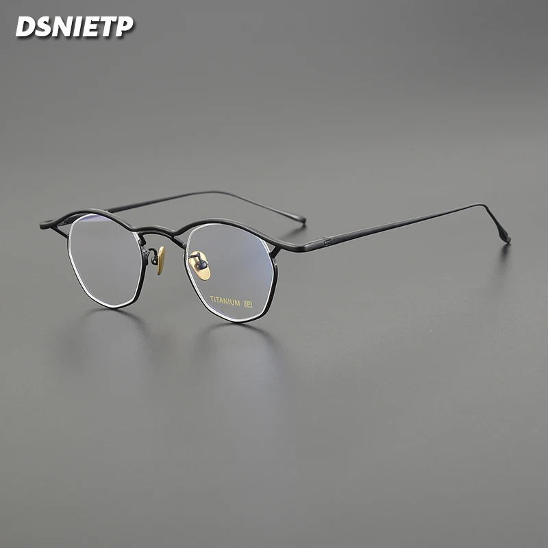 

Vintage Pure Titanium Reading Glasses Men Retro Anti Blue Light Prescription Myopia Glasses Women Photochromic Hyperopia Eyewear