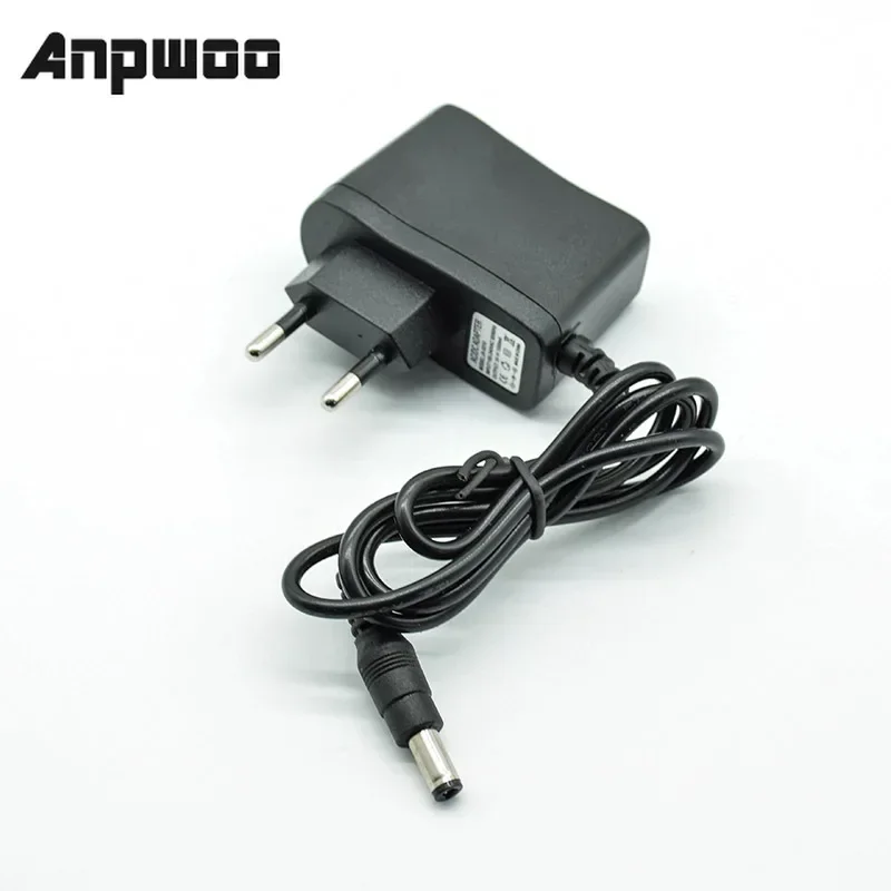 

ANPWOO New 100-240V AC Converter Adapter DC 3V 1A Power Supply Charger EU Plug 5.5mm * 2.5mm(2.1mm) AC to DC