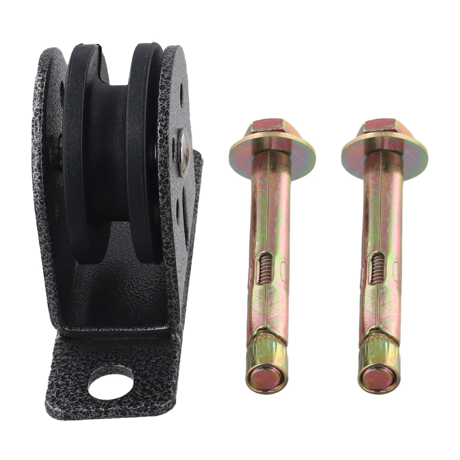 Indoor And Outdoor Uses Bearing Pulley DIY Pulley Easy Installation Bearing Pulley 300-600 Pounds Capacity Double-Bearing System