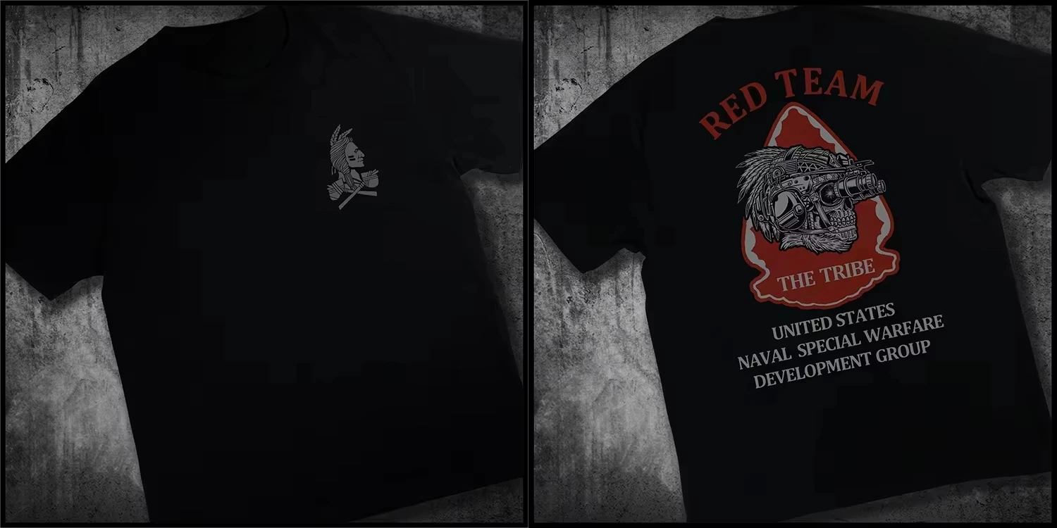 

Новинка 2024 года DEVGRU Navy SEAL Red Team, тактическая вождяная хлопковая футболка в стиле милитари с короткими рукавами и круглым вырезом, свободная и удобная