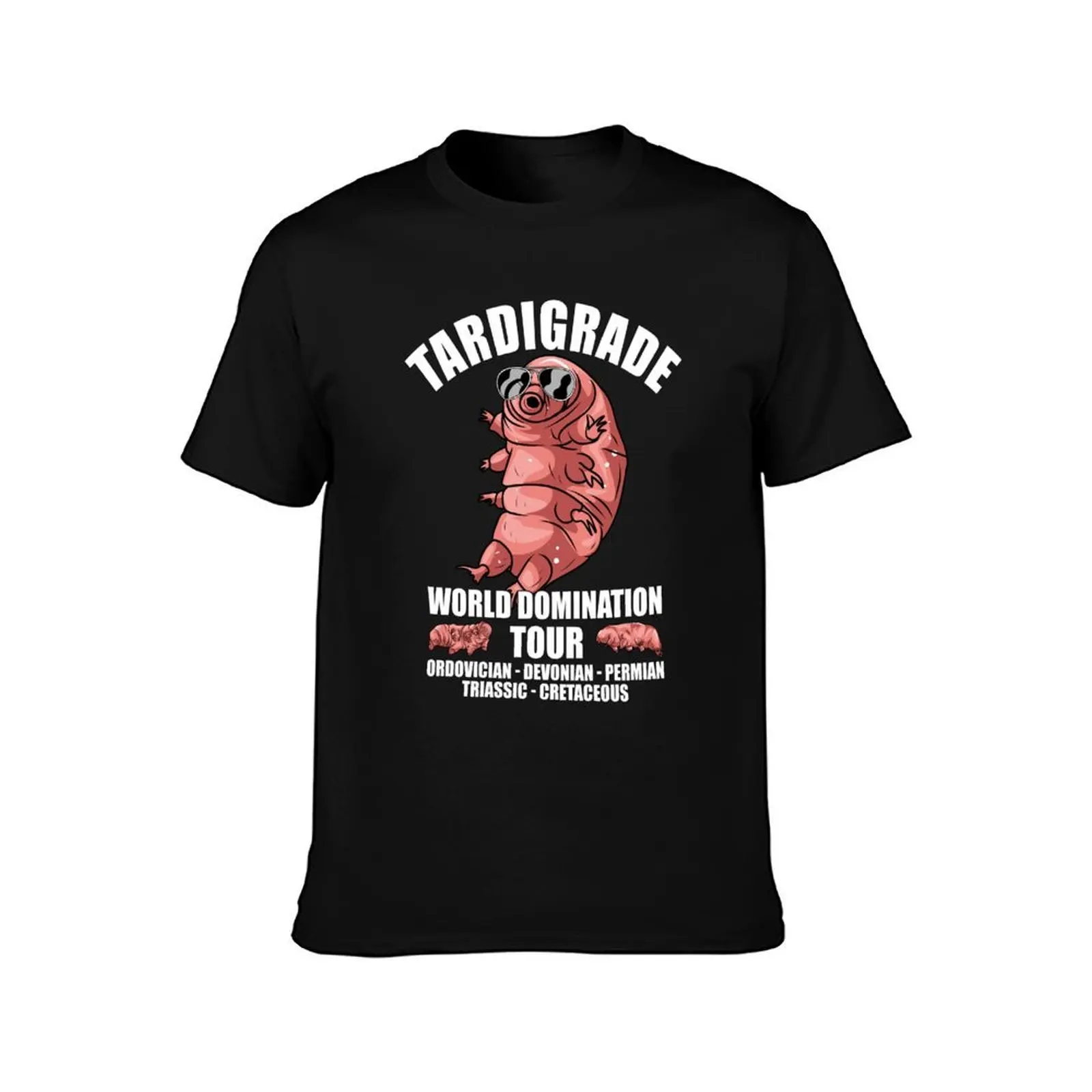 Tardigrade World Domination Tour - Funny Microbiology Gift T-Shirt, Summer Casual Cotton Tee, Oversized Streetwear Tops