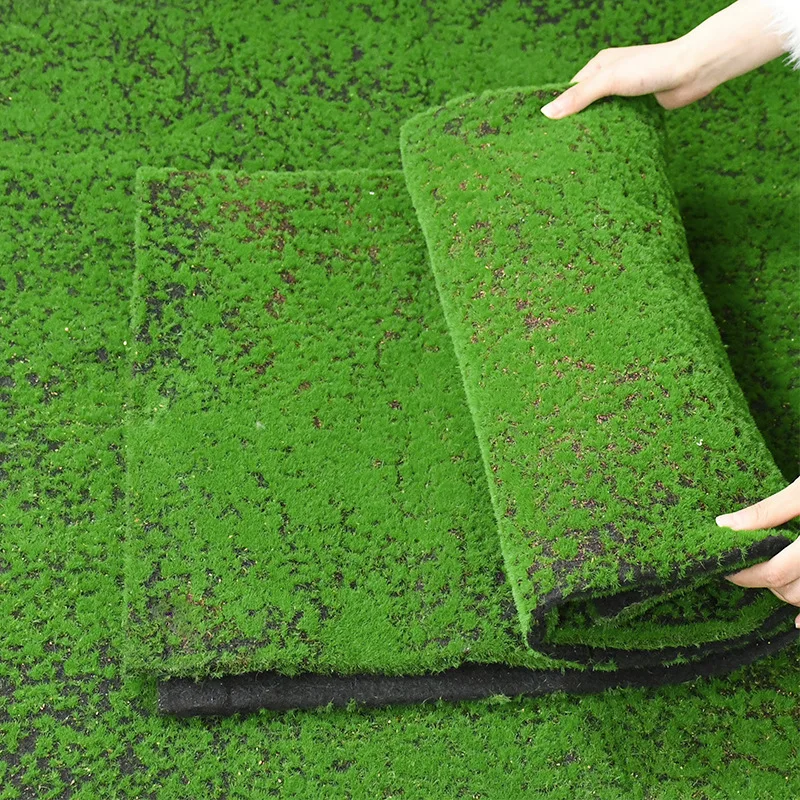 

Simulation Artificial Moss Grass Turf Mat Wall Green Plants DIY Home Lawn Mini Garden Micro Landscape Decoration