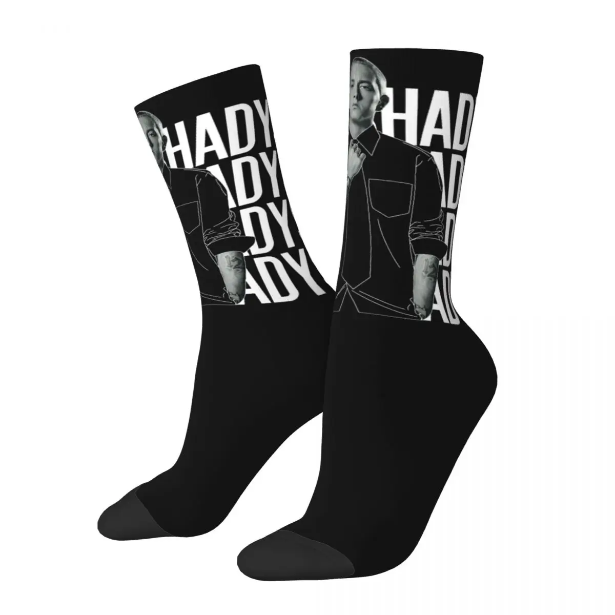 

Crazy Design Men's Women's Slim Shady Eminem 2024 New Album Theme Socks Rapper Merchandise Print Socks Super Soft Best Gift Idea