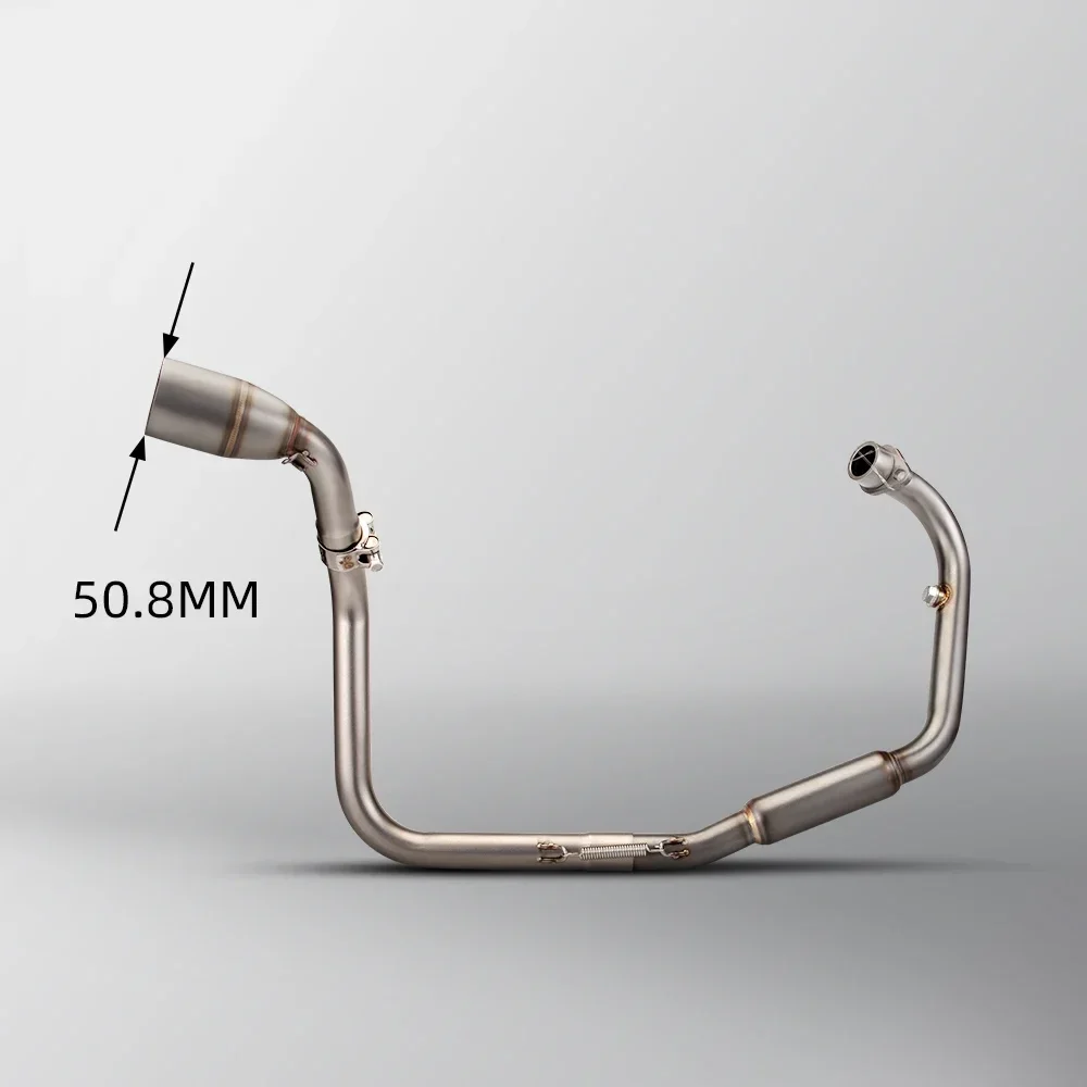 

TF/For Benelli TNT 125 TNT125 2016-2022 Motorcycle Exhaust System Header Front Middle Link Pipe Connect Muffler with DB Killer