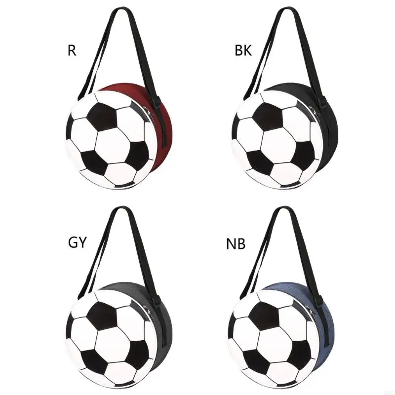 A9BC Creative and Fun Soccer Lunch Insulated Bag for Football Fans Men Women Cooler