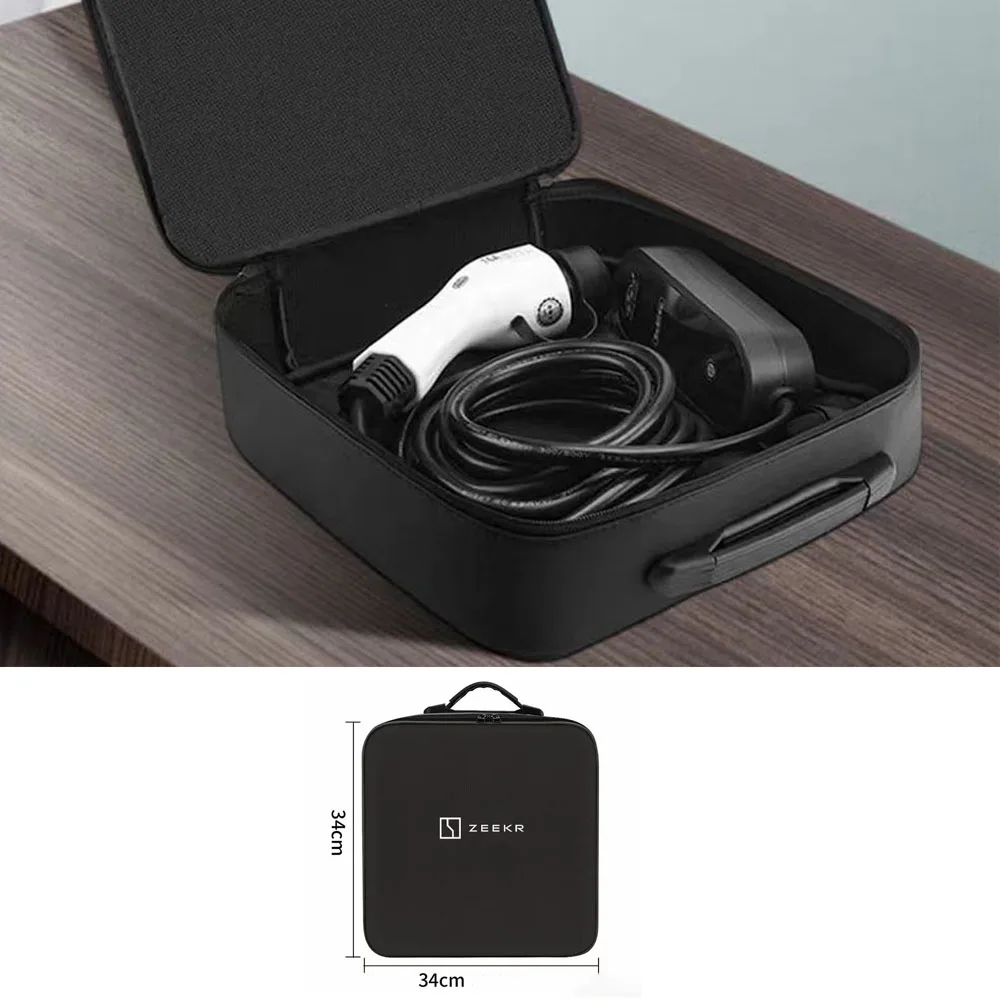 

Fit For ZEEKR 9X 2025 2026 Portable On-board Charging Gun Cable Storage Bag Box Bag Modification Supplies