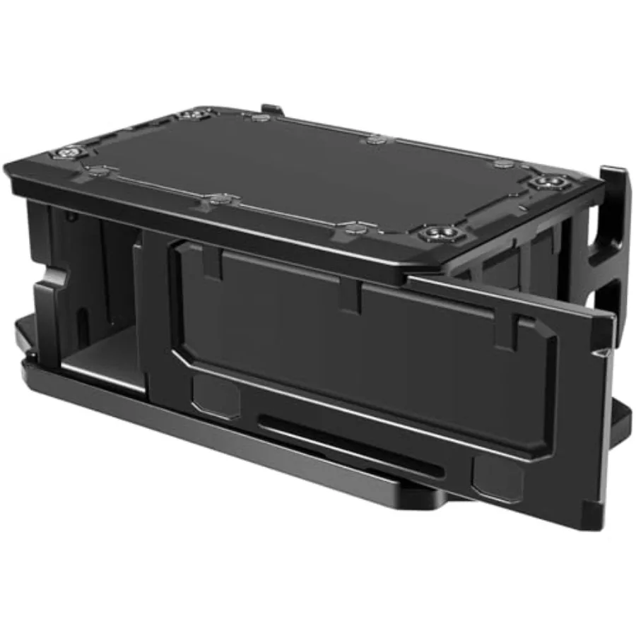 

Fish finder battery box replacement for YakAttack CellBlok track mount, ABS plastic, black, accepts 7/9/10 Ah 12V batteries and