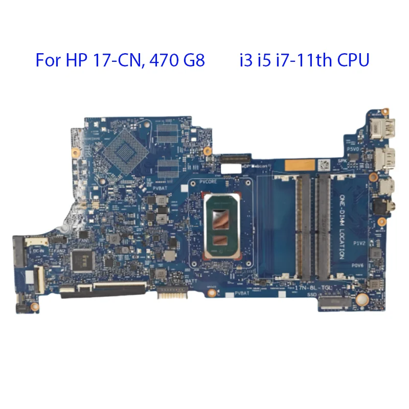 L M50450-601 ل HP 17-CN 470 G8 اللوحات الأم للكمبيوتر المحمول 17N-8L-TG 6050A3261101 MB A01 مع i3 i5 i7-11th CPU UMA/GPU MX450 2G DDR4 #4