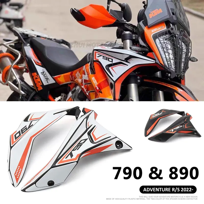 

For 790adv 890adv 790 890 ADV Adventure R S Below 2022 Motorcycle Fairing Side Panels Wind Deflector Windscreen Plate Cover 2021