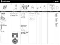 18-84,00 PISTON segment for PISTON PISTON segment (MM STD N47 EURO 4) E88 E90 E92 E88 E90 E92 E88 E90 E92 E93 E60 X3 E83