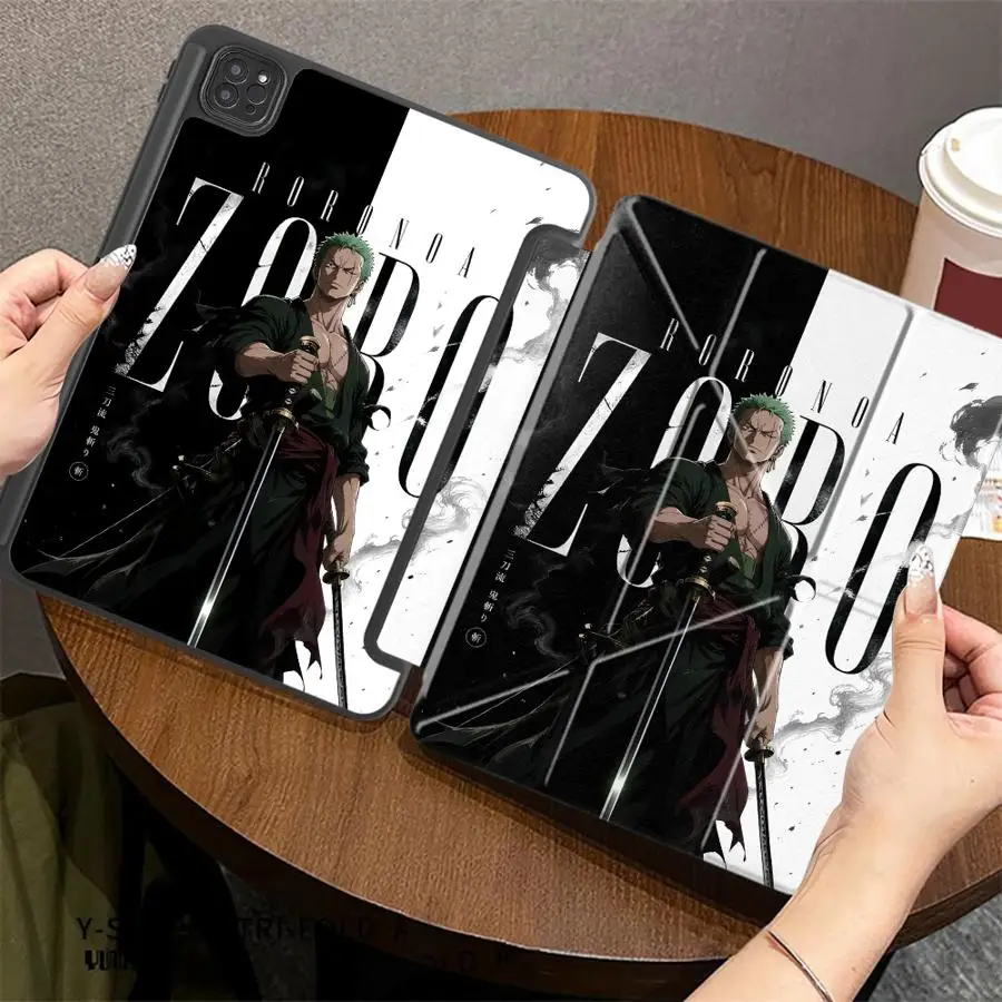 Tablet Case For iPad 11th 10th Gen Mini 7 6 5 9th 12th Pro M4 13 2025 2026 Air 8 M2 M3 3 With Pen Slot Cover Fashion Cool Luffys