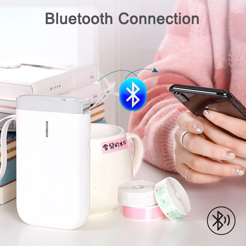 Niimbot-Impresora térmica portátil D11 para uso en el hogar y la Oficina, máquina de impresión inalámbrica con Bluetooth para etiquetas de bolsillo