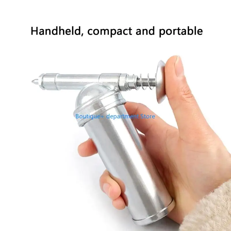 E1PD 85cc Zinc Alloys Manual Grease Guns Injector Handheld Pressure Tool for Precise Lubrication of and Mechanical Tool