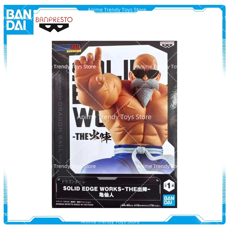 En stock, Original BANDAI Banpresto Dragon Ball Master Roshi SOLID EDGE WORKS-THE, colección de modelos de anime, juguetes, regalos WY
