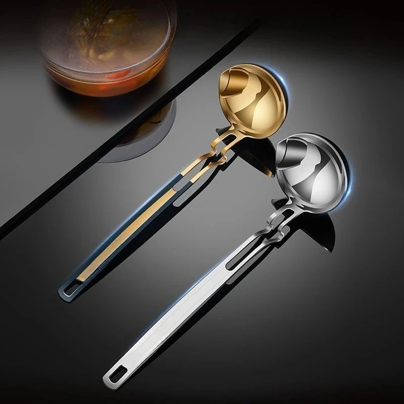 316 Stainless Steel Oil Filter Spoon, Large Soup Colander, Household Kitchen Gadgets, Drink Separator, New
